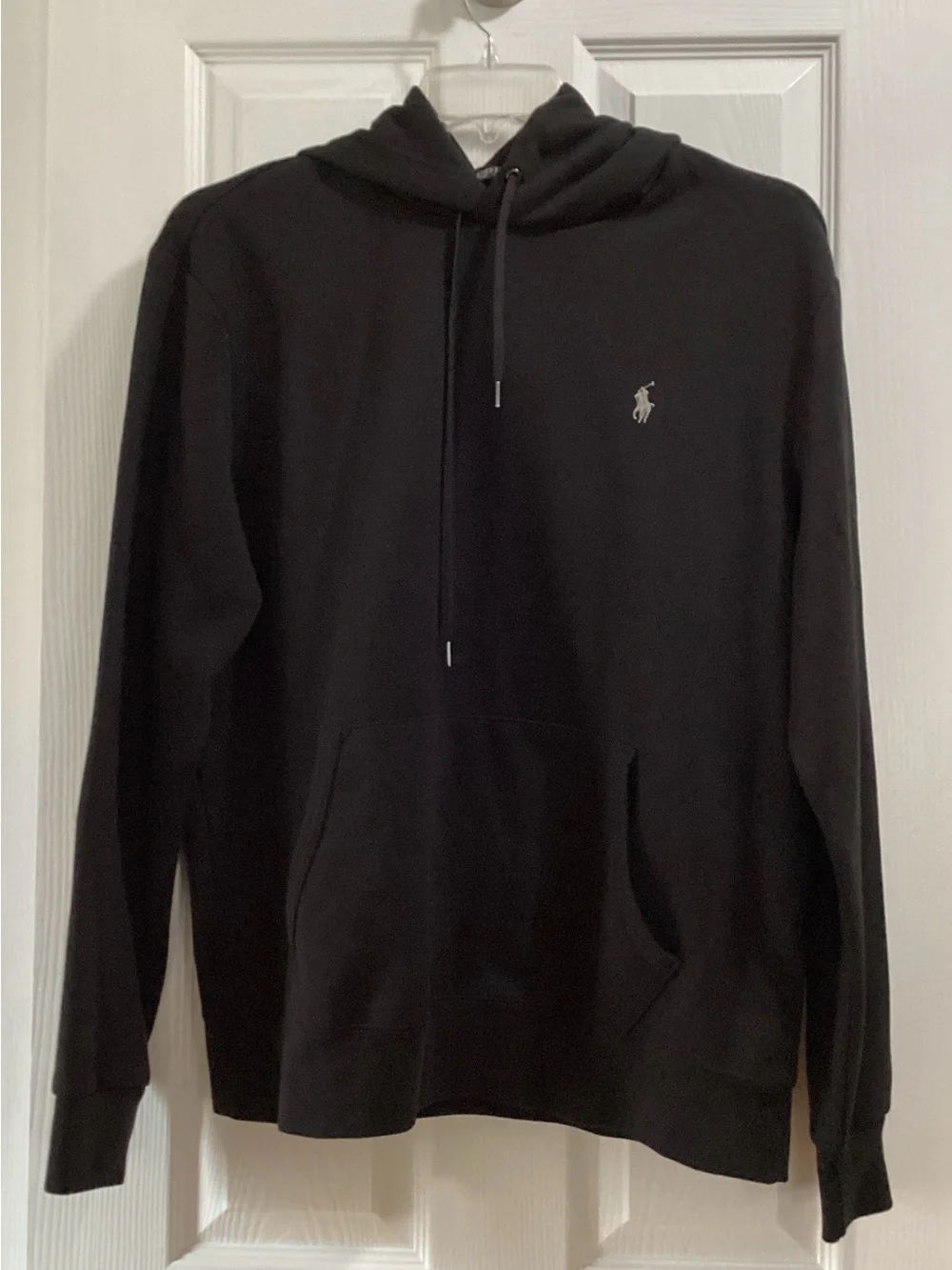 Polo by Ralph Lauren Black Hoodie with Embroidered Pony